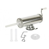 Cumpara ieftin Aparat Umplut Carnati Aluminiu 2.5kg Grunberg GR746, Sistem Fixare Ventuza/Surub, 3 Palnii Incluse - Masina Carnati Profesionala