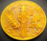 Moneda istorica 10 CENTESIMI - ITALIA FASCISTA, anul 1942 * cod 2877