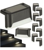 Set 8 lampi solare pentru trepte sau terase, senzor de lumina