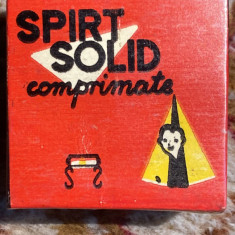 SPIRT SOLID (COMPRIMATE)/CUTIE SIGILATA STAS din anul 1963/,,VICTORIA"BUCURESTI
