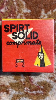 SPIRT SOLID (COMPRIMATE)/CUTIE SIGILATA STAS din anul 1963/,,VICTORIA&amp;quot;BUCURESTI foto
