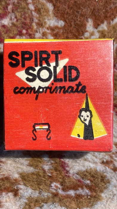 SPIRT SOLID (COMPRIMATE)/CUTIE SIGILATA STAS din anul 1963/,,VICTORIA&quot;BUCURESTI