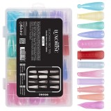 Cumpara ieftin Tipsuri Reutilizabile REVOMAX Color Magic Mix LUXORISE pentru Polygel si Gel, 288 buc