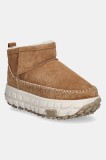 UGG cizme de zăpadă din piele &icirc;ntoarsă Venture Daze Ultra Mini culoarea maro, 1164730-CHE