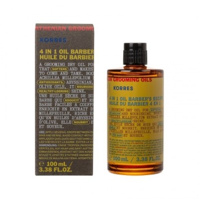 Ulei uscat Korres Athenian Grooming pentru bărbați 4 &amp;icirc;n 1 pentru păr și barbă 100 ml foto