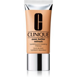 Clinique Even Better&trade; Refresh Hydrating and Repairing Makeup fond de ten hidratant si catifelant culoare WN 92 Toasted Almond 30 ml