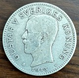 Moneda Suedia - 2 Kronor 1913 - Argint - An rar, Europa