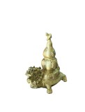 Statuieta broasca țestoasă dragon cu Wu Lou, 11.5 cm