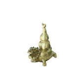Statuieta broasca țestoasă dragon cu Wu Lou, 11.5 cm