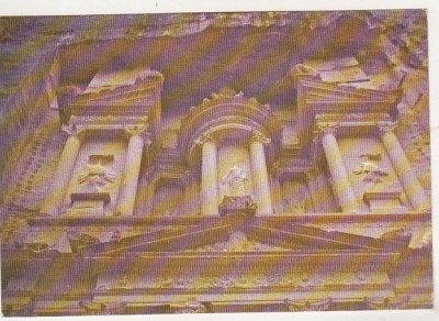 bnk cp Iordania - Petra - Khaznat Far&amp;#039;Oun - uzata foto