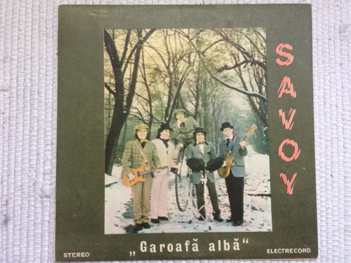 SAVOY GAROAFA ALBA 1989 album disc VINYL lp muzica pop rock electrecord ST EDE 03555 VG+
