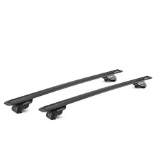 Bare transversale Green Valley Uno Vento Premium Black Aluminiu pentru OPEL Frontera Suv 1991-2004, cu prindere pe bare longitudinale