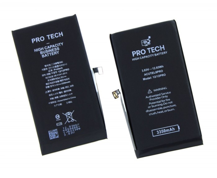 Baterie AppleiPhone 12 High Capacity Autonomie Marita 3350mAh Protech, iPhone 12 Pro High Capacity Autonomie