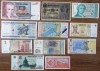 LOT 11 BANCNOTE DIN 11 TARI EUROPA ANII 1917 - 2022 DIN CARE 2 CIRCULATE SI 9 UNC **