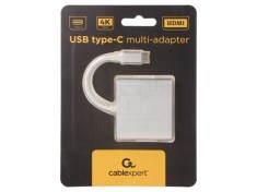 Adaptor HDMI 1.4 USB 3.0 3.1 0.075m Alb Argintiu