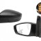 Oglinda exterioara VW Polo (6R) 08.2009- Partea Dreapta Crom Convex Electrica Cu Incalzire, carcasa texturata, cu semnalizare, conector patrat, VIEW