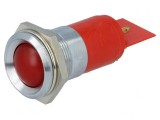 Lampă de control LED roșie 24-28V &Oslash;22mm