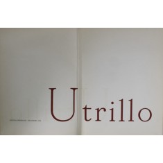 UTRILLO de IRINA FORTUNESCU , 1972