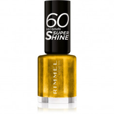 Rimmel 60 Seconds Super Shine lac de unghii culoare 831 Oh My Gold! 8 ml