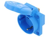 Conector alimentare AC 16A, 250VAC, soclu mamă 3 pini