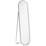 HOMCOM Oglindă Ovală Aurie &Icirc;naltă | Aosom Romania