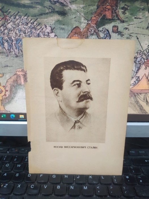 Iosif Visarionovici Stalin, planșă, circa 1952, sepia, 193