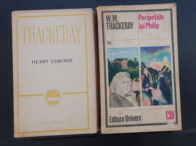 2 titluri W.M. THACKERAY: Henry Esmond / Peripețiile lui Philip foto