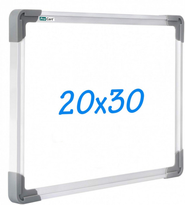 Tablita magnetica 20x30 cm, whiteboard, scriere marker, rama aluminiu