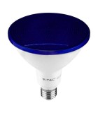 Bec LED PAR38 E27 17W IP65 albastru V-tac SKU-92066