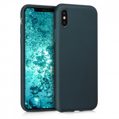 Husa pentru Apple iPhone X / iPhone XS, Silicon, Verde, 42491.14