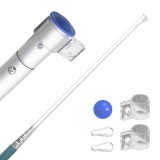 vidaXL Steag Polonia și st&acirc;lp din aluminiu, 5,55 m 3147133