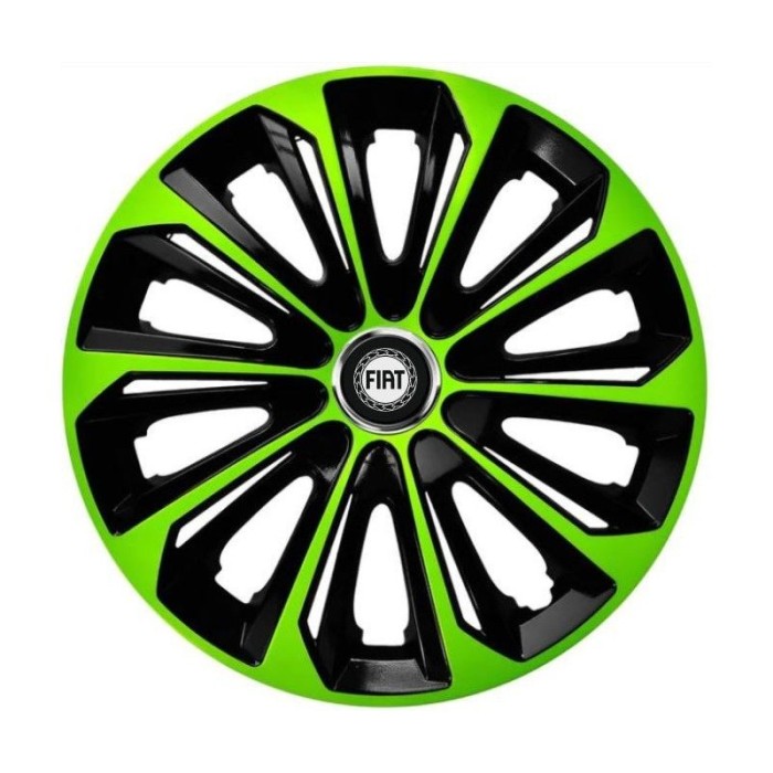Set 4 capace roti Extra strong green R15 Compatibil Cu Fiat