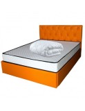 Set Saltea ortopedica, Pegas Comfort Flex 160x200x20cm, fermitate tare, cu spuma poliuretanica, Saltsib plus pilota iarna, microfibra, lavabila la 95&deg;, Din Poliuretan
