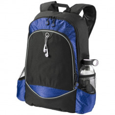 Rucsac Laptop, Everestus, BN, 15 inch, 600D poliester, negru, albastru, saculet de calatorie si eticheta bagaj incluse foto
