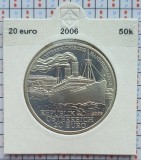 97 Austria 20 euro 2006 Austrian Merchant Marine km 3133 UNC argint, Europa