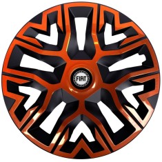 Set 4 Capace Roti 15 inchi (R15) Best Cupru-Negru, Compatibile Cu Fiat