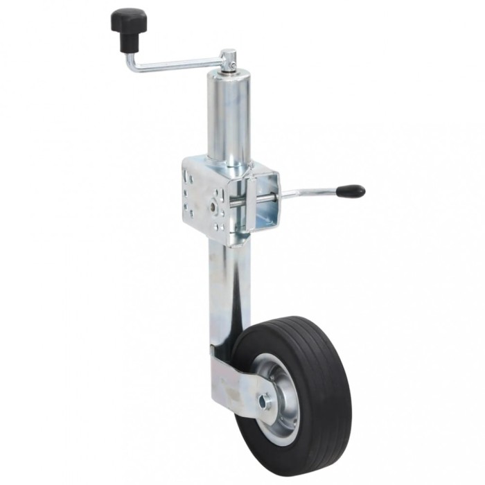 Roată manevră de remorcă, clemă despicată 60 mm oțel galvanizat
