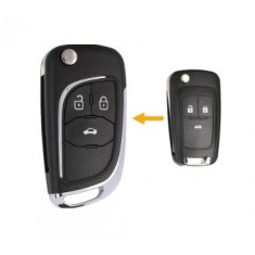 Carcasa cheie compatibila cu Chevrolet Cruze, Opel Astra H, Corsa D, Opel Astra J, Insignia conversie catre stilul modern, 3 butoane