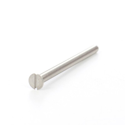 Surub cu cap inecat crestat, inox, M6 x 90 mm foto