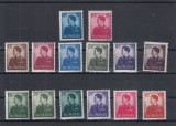 ROMANIA 1940 LP 142 MIHAI UZUALE CU SUPRATAXA SERIE MNH, Nestampilat