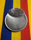 SV * Romania BNR 5 LEI 1991 * PROBA ! * EROARE DE BATERE, Aluminiu
