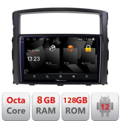 Navigatie Mitsubishi Pajero 5960Pro-452 Android Octa Core Qualcomm 2K Qled 8+128 DTS DSP 360 4G Optical CarStore Technology foto