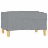 Cumpara ieftin Taburet, gri deschis, 70x55x41 cm, material textil