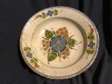 Arta / Traditie - Farfurie veche taraneasca model deosebit din ceramica / Transilvania !
