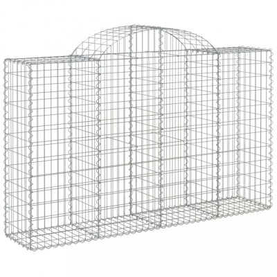 Cos gabion arcuit 200x50x120/140 cm fier galvanizat foto