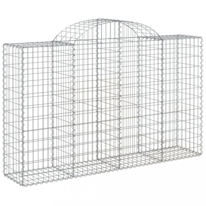 Cos gabion arcuit 200x50x120/140 cm fier galvanizat