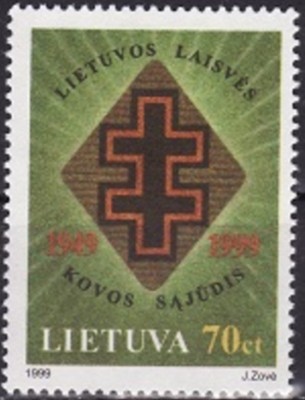 Lituania 1999 - Aniversari neuzat,perfecta stare foto