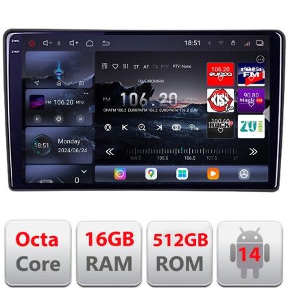 Navigatie Nissan X-Trail 2004-2007 Android radio gps internet 8 core QLED 2K 16+512 360 Edotec CarStore Technology