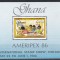Ghana 1986-Expoziția internațională de timbre &bdquo;Ameripex &#039;86&rdquo;-Chicago,Colita, MNH