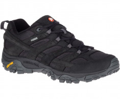 Pantofi Barba?i Drumetie Piele impermeabili Merrell Moab 2 Smooth GTX Gore-tex Vibram foto